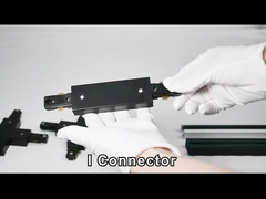 Bianco commerciale di alluminio della striscia della ferrovia della pista del riflettore di 3 cavi