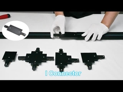 Sistema di binari per illuminazione incorporato a 2 fili per il negozio di bar e ristoranti