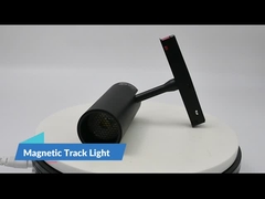 Illuminazione a binario montata su superficie nera 48v 35mm Dissipazione rapida del calore