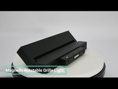 12w 18w Lampada da binario magnetica pieghevole a LED senza luce principale Griglia per soggiorno