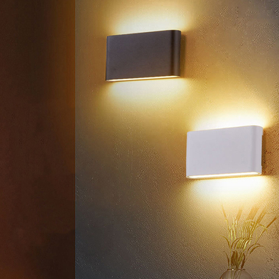 Doppia luce capa 6w 12w della parete del salone del lato del letto ultra sottile della camera da letto impermeabile