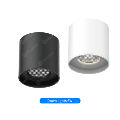 Ultra Sottile Magnetico Rotondo Downlight Anti-Glare Nero 6Watt 4000K Spotlight