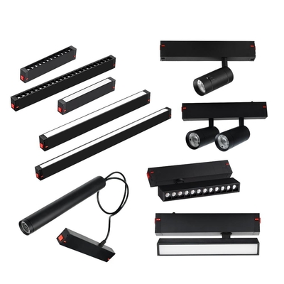Luce di pista magnetica Luce di linea a LED incorporata, 3000K 4000K 6000K Luce di alluvione