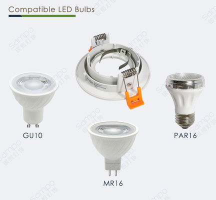 La lampadina di Mr16 G5.3 Gu10 ha messo l'alloggio di alluminio della pressofusione dell'alloggio di Downlight