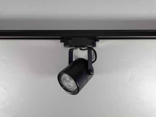 Bianco nero d'abitazione leggero del materiale del ferro della pista del riflettore Gu10