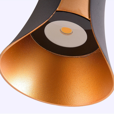 Il nero Cri80 6W Ip65 della sabbia impermeabile su e giù le lampade da parete principali luminose