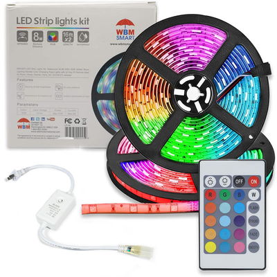 Barra luminosa principale flessibile astuta di RGB della luce di striscia 220V dell'arcobaleno ad alta tensione LED