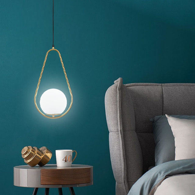 La goccia ha modellato del LED del pendente la singola 180*350mm luce intestata del pendente del salone della luce