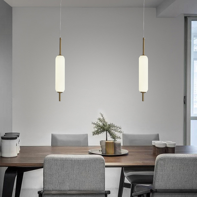 Luce lunga del pendente della sala da pranzo 6000K della luce del pendente del minimalista LED