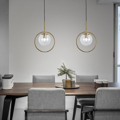Sala da pranzo intorno a CA di vetro 220V 3000K 4000K 6000K della luce del pendente