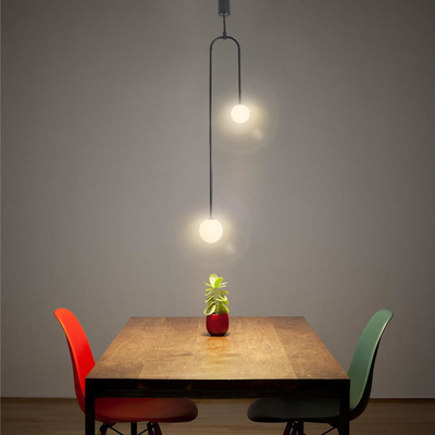 Doppia luce 90lm/w del pendente del soffitto della luce 250mm del pendente della testa LED
