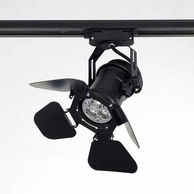 Lampade della pista di IP30 Gu10 quattro dispositivi del riflettore della foglia Mr16