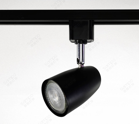 Gli ABS facoltativi rivestono di ferro le lampade regolabili materiali della pista delle lampade della pista Gu10 MR16