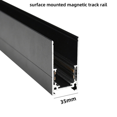 La superficie magnetica 35mm del sistema della luce della pista della famiglia 48v 20mm ha montato