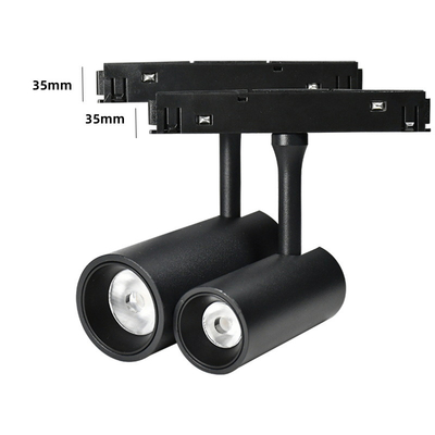 Pista montata di superficie 35mm nera di 48v 20mm che accende dissipazione di calore veloce