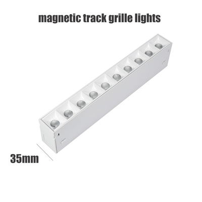 la luce 8w magnetico 16w 24w della pista di 220v 35mm ha condotto il riflettore lineare