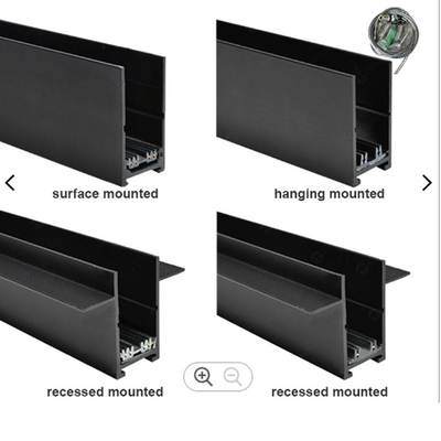 Luce magnetica montata di superficie messa di alluminio della pista della ferrovia magnetica LED della pista