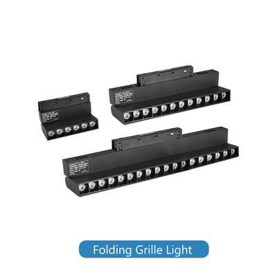12w 18w Lampada da binario magnetica pieghevole a LED senza luce principale Griglia per soggiorno