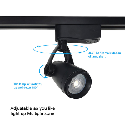 Alloggio del riflettore della pista dell'hotel LED del supporto della luce della pista di MR16G5.3 GU10