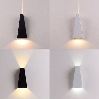 Luce impermeabile creativa bianca della parete 6w della sabbia del nero della sabbia all'aperto