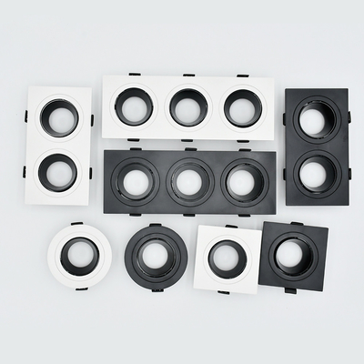 Materiale anabbagliante del PC dell'alloggio della lampada Mr16 Downlight per il salone domestico