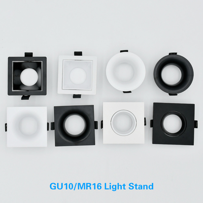 Quadrato regolabile dell'alloggio di angolo Mr16 Downlight/alloggio rotondo del riflettore