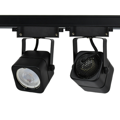 Luce commerciale del punto della pista Gu10 del negozio di vestiti domestico, luce della pista del quadrato 6W