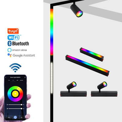 riflettore astuto magnetico della luce 220v Rgb della pista di 2700K LED senza illuminazione principale
