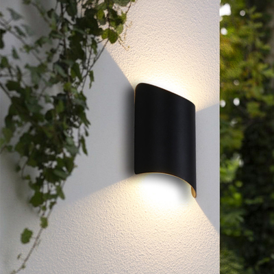 luce di alluminio della parete della parete di 6000K LED della luce del giardino della navata laterale della villa impermeabile all'aperto della luce