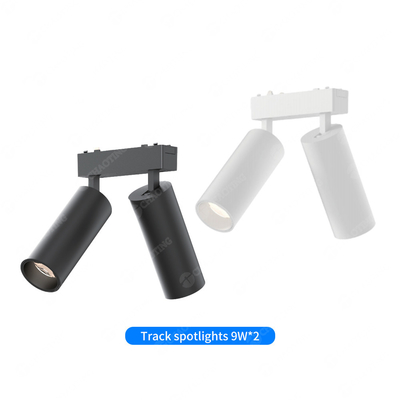 Luce a doppia testa magnetica 18W 4000K 6000K Spotlight anti abbagliamento