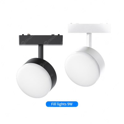 IP20 Magnetic LED Floodlight 9W Black Fill Light Decorazione domestica senza luce principale