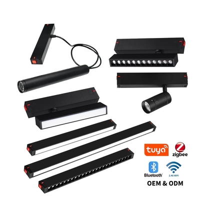 220V senza luce principale Magnetic Track lineare 3000K 10W 20W COB lampadario