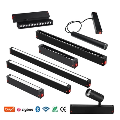 220V Riflettori a pendente con montatura in incasso Lineare 7w 10w Dimmabile LED Magnetico Track Illuminazione