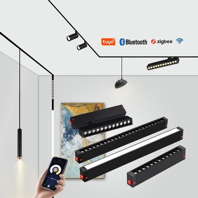 220V Alta tensione Magnetic Track Light Incorporato Nessuna luce principale Illuminazione