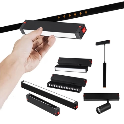 220V LED Magnetic Track Soggiorno nascosto Casa senza illuminazione principale