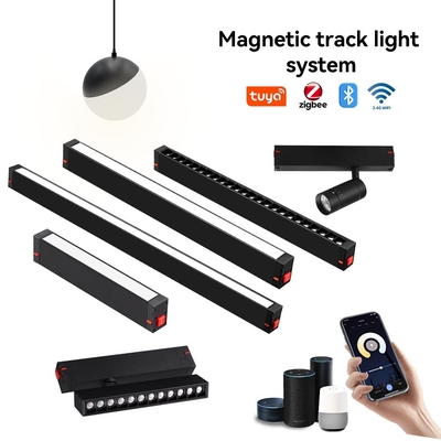 2.4G Dimming intelligente e regolazione del colore Magnetic Track Light Grille Light