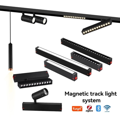 25 mm Magnetic Track Light 220V Proiettore Casa soggiorno senza illuminazione principale