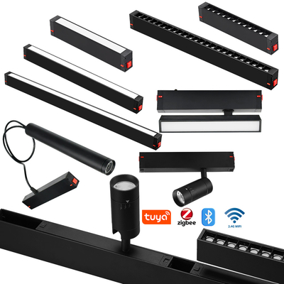 Tuya Smart App 6W 12W Lampada magnetica Griglia Spotlight LED Senza illuminazione principale